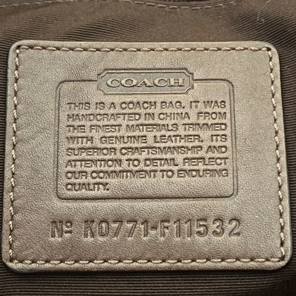 Coach soho khaki studded signature shoulder bag - Picture 10 of 12